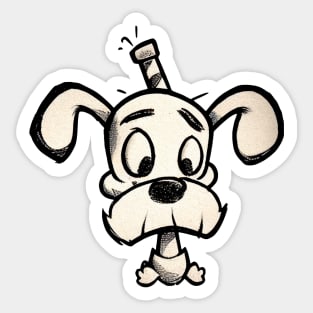 Firecracker puppy Sticker